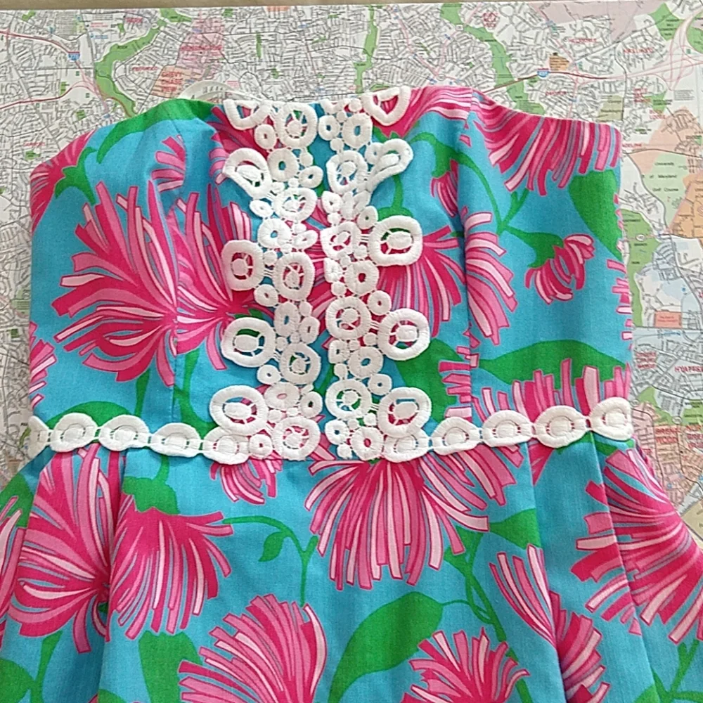 Lilly Pulitzer Vtg. Bubble Hem Dress - Picture 2 of 6